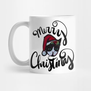 Merry Christmas Cat Mug